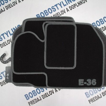 E36 styling koberčeky čierne 24,95€ sada