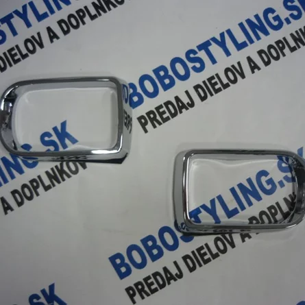 E38 chrómové rámiky spetných zrkadiel 82€