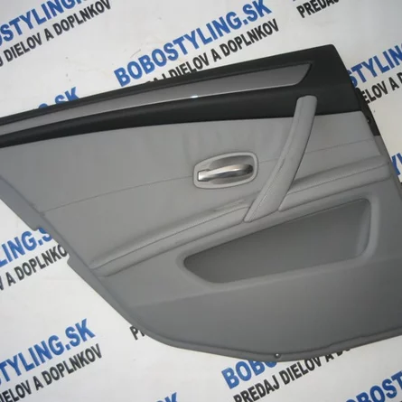 E60 LCI sivá koža Z.Ľ tapacír 89,95€