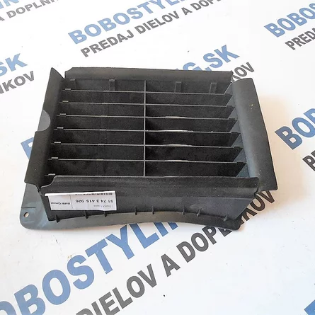 E83 mriežka prídavného chladiča 51743415926 89,28€
