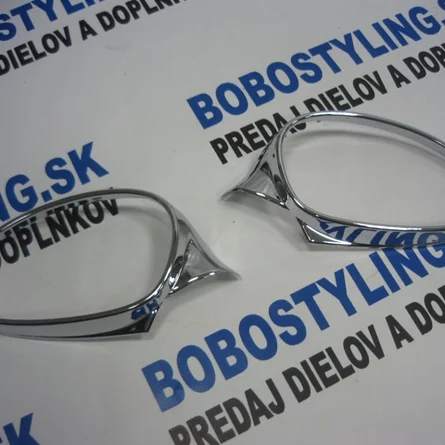 E87 chromové krytky spetných 88€/pár
