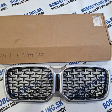 G02 LCI chrom matt grill 51135A20763 155€