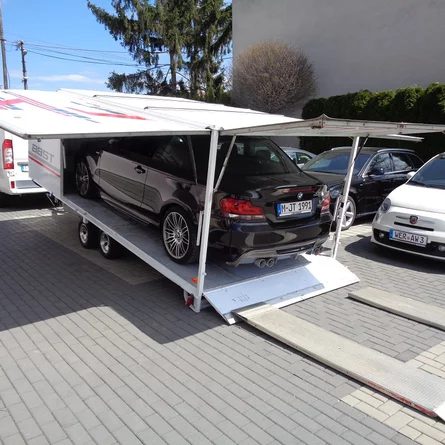 Zakrytý autoprepravník 510cm x 212cm